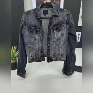 Just USA Cropped Denim Jacket, M
